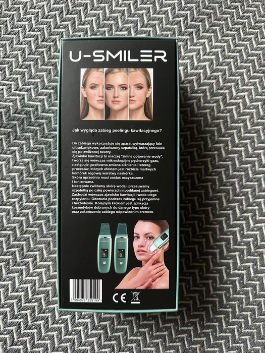 Bezprzedowowe urządzenie do peelingu kawitacyjnego.