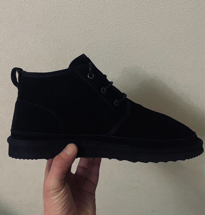 Угги Ugg ботинки зимние натуральный замш черные и приятно коричневые