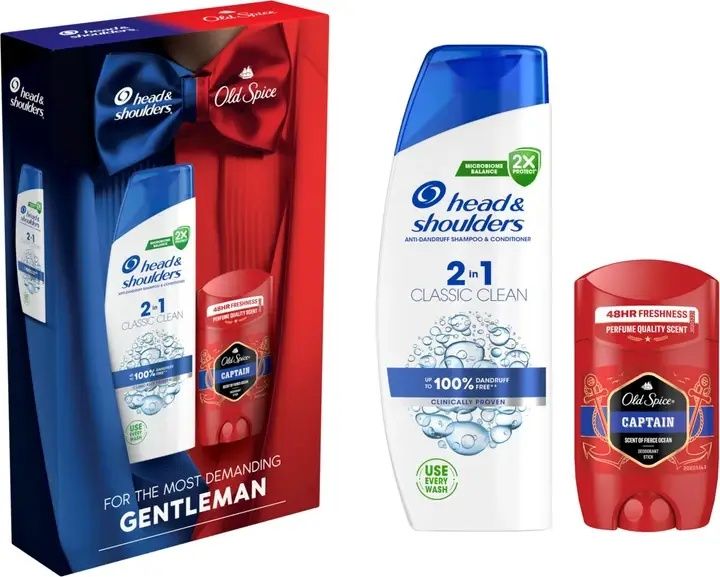 Подарунковий набір чоловічий Head & Shoulders + Old Spice