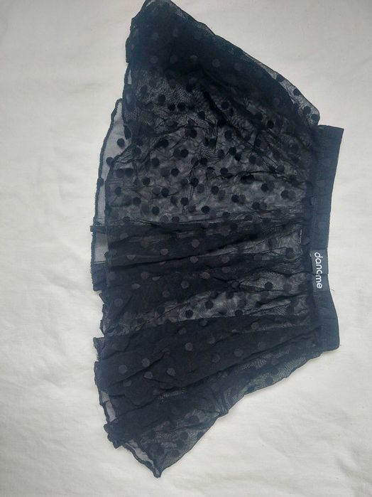 Спідниця-хітон  для дівчинки, чорний, сітка