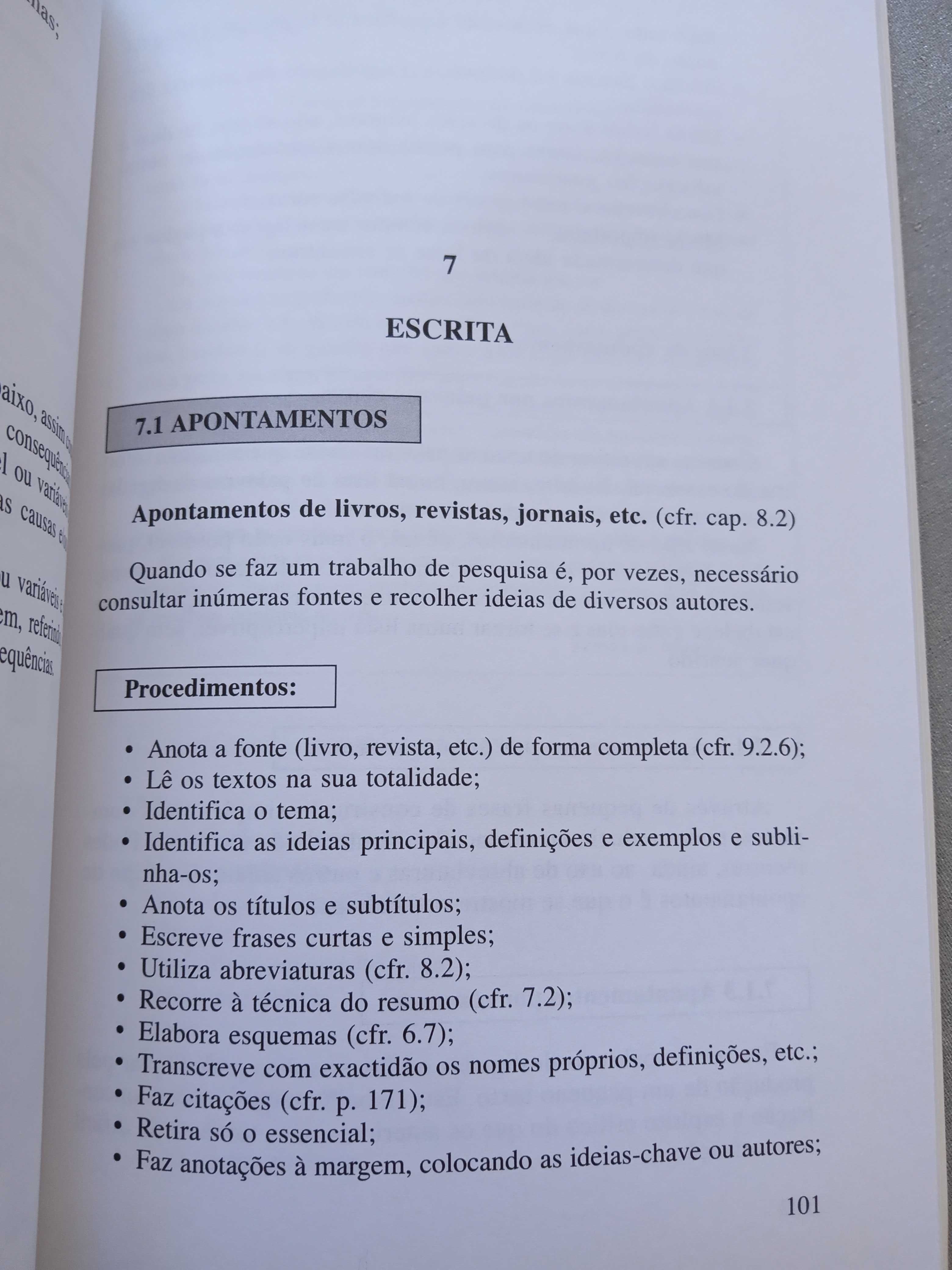 Métodos e Técnicas de Estudo de Fernanda Carrilho - Editorial Presença