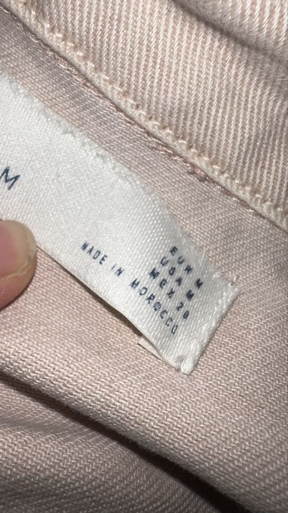 katana kurtka jeans damska  zara M 38 oversize