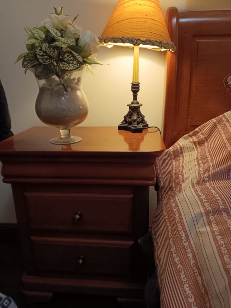 Vendo Mobília de quarto de nogueira