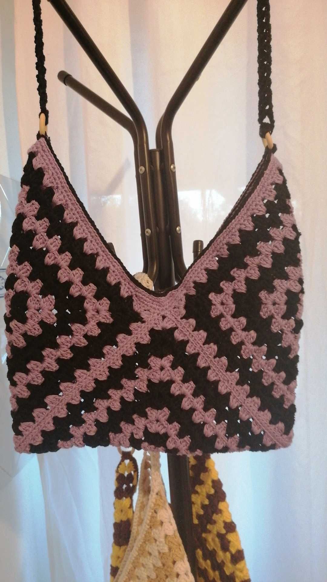 Bolsas de crochê