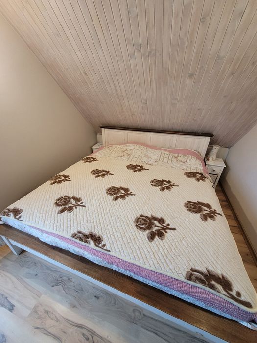 Koc 190x135 cm pled 100proc wełniany termiczny termoaktywny WOOLMARK