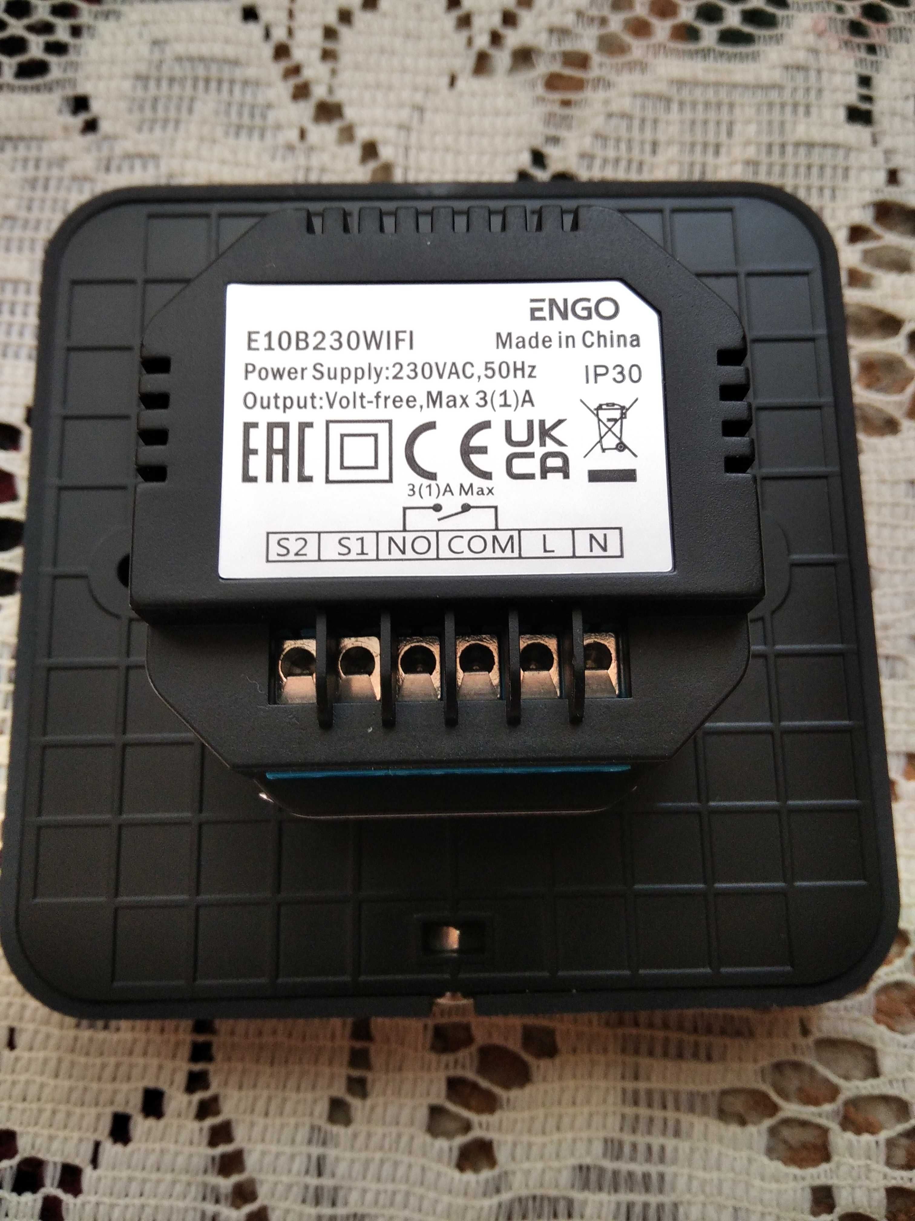 Інтернет -термостат Engo E10-B з WiFi,230B.