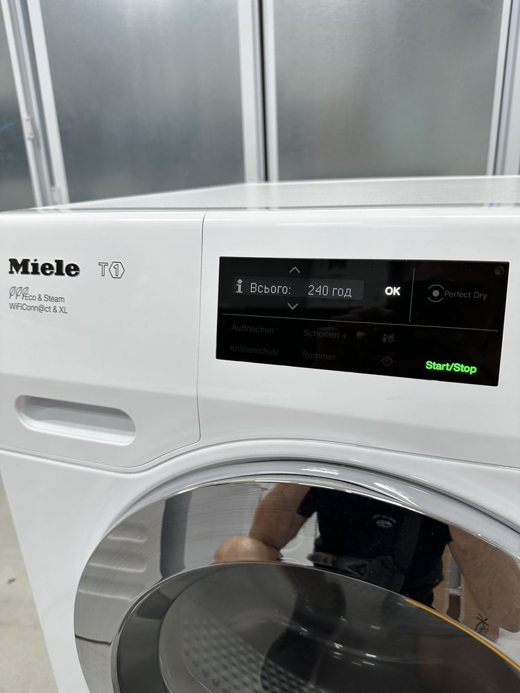 Комплект Miele TCJ 690 WEG 375 пральна сушильна машина