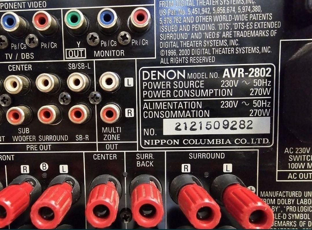 Amplituner Denon AVR-2802