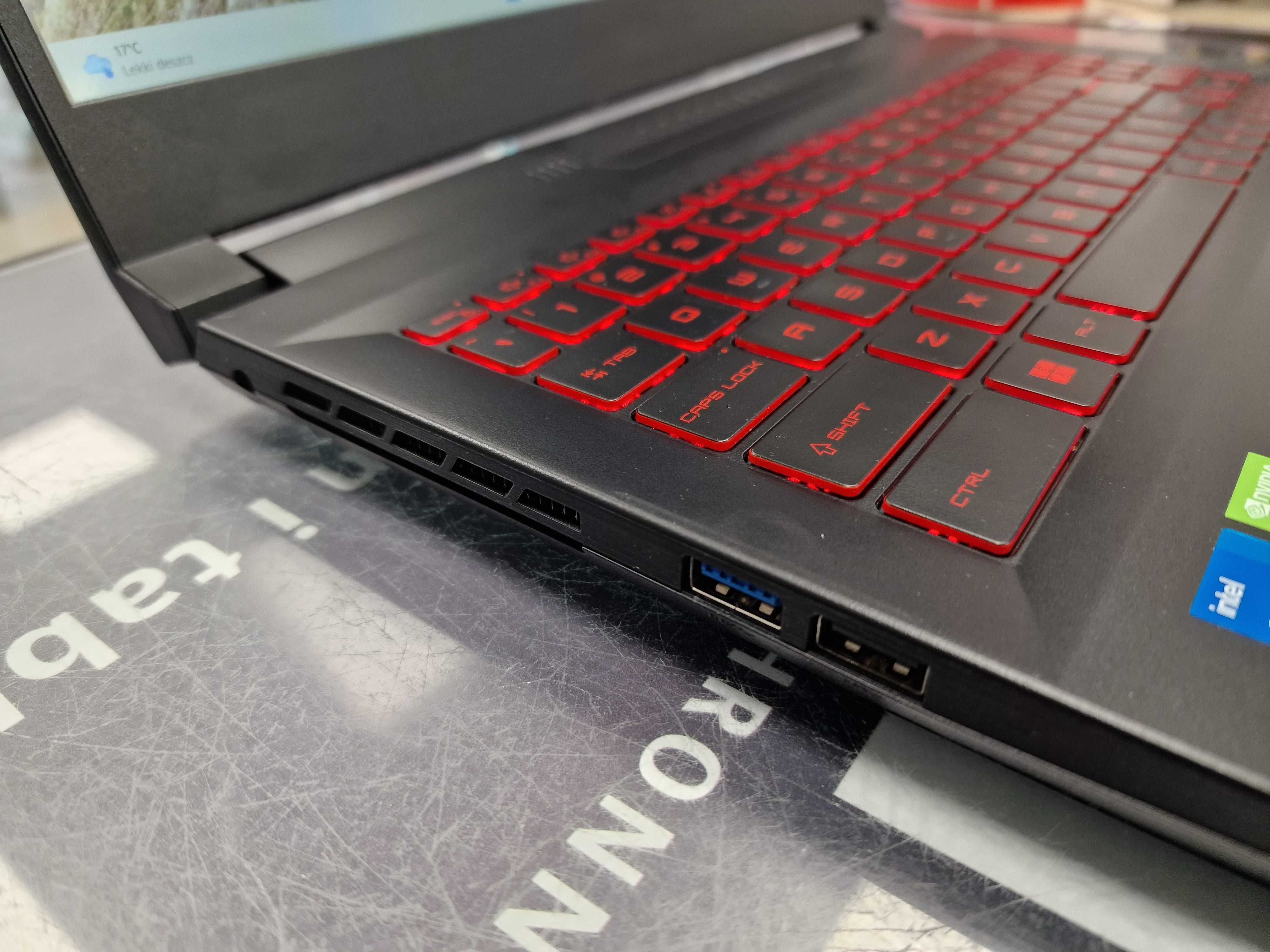 MSI KATANA GF66/ i5-12500H/ 32GB/ 512GB/ RTX 3050 4GB/ W11/ 15.6" FHD