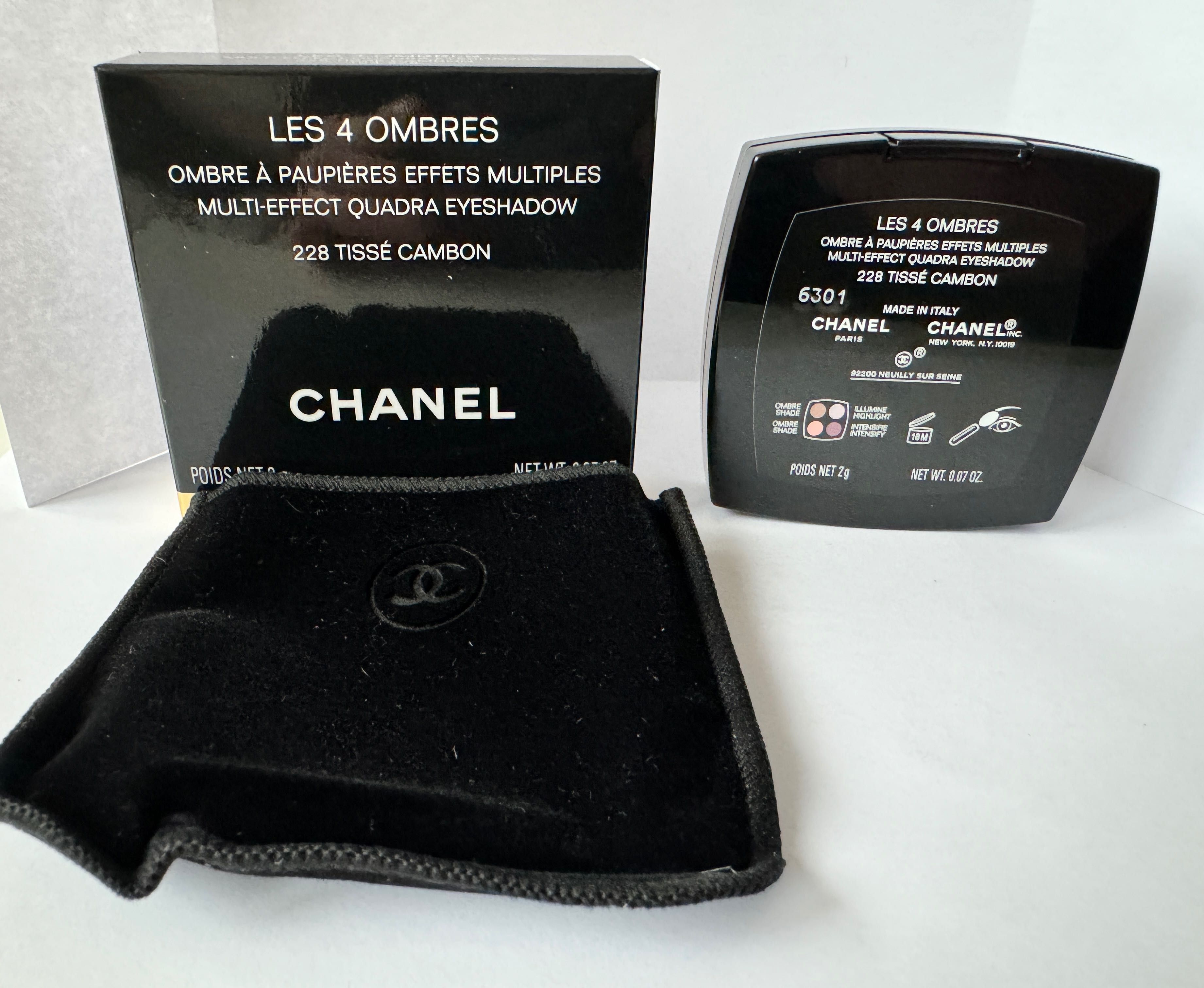 Chanel paleta Tisse Cambon paletka cieni do oczu