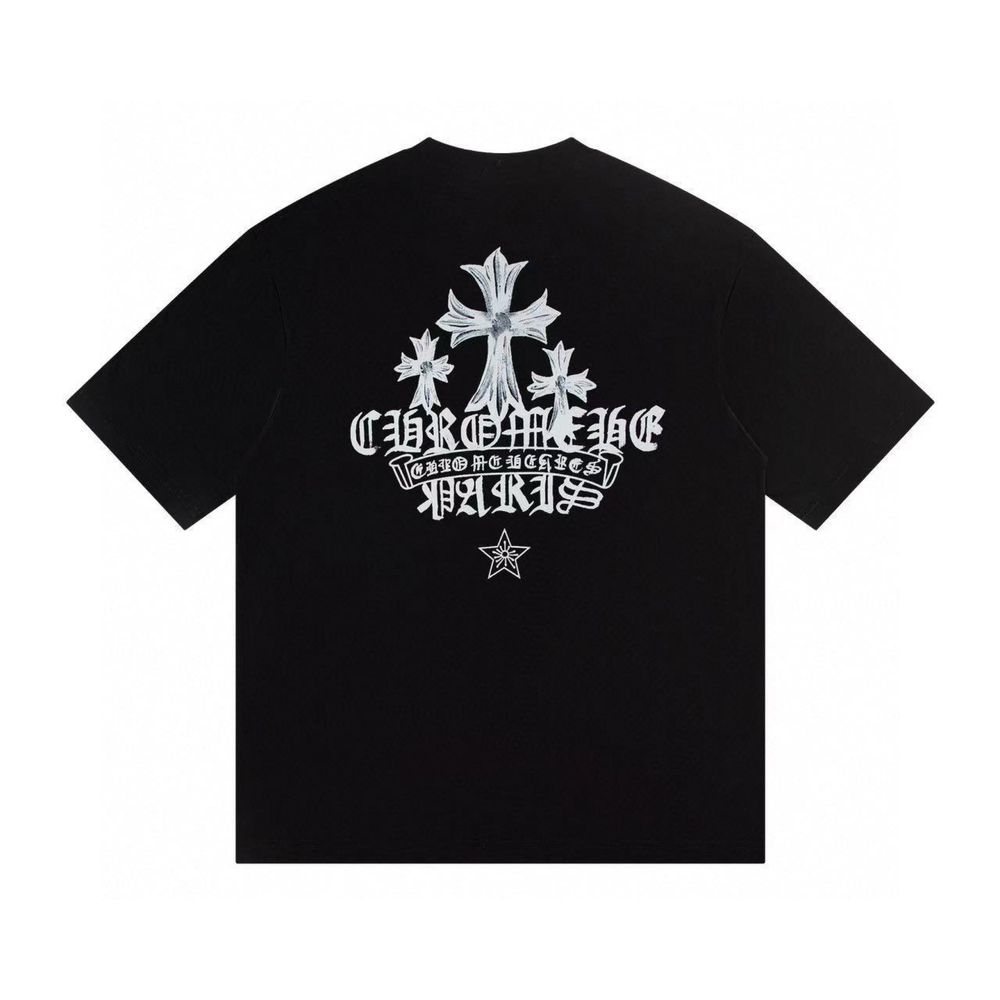 Футболка Chrome Hearts Logo унисекс Хром Хартс с крестами новинка 2025