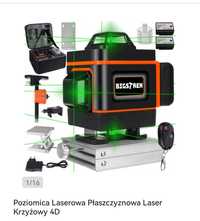 Poziomica laserowa płaszczyznowa NOWA laser krzyżowy 4D Bigstren
