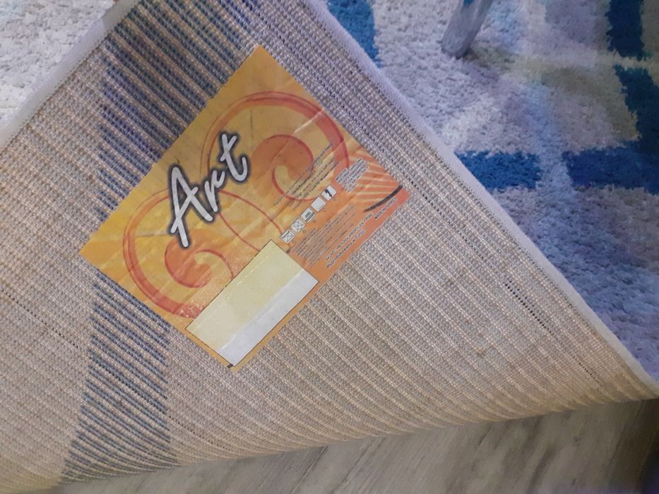 Niebieski dywan 220×160