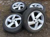 Felgi aluminiowe 16" 5x114,3 Mazda 3 5 6 z oponami letnimi