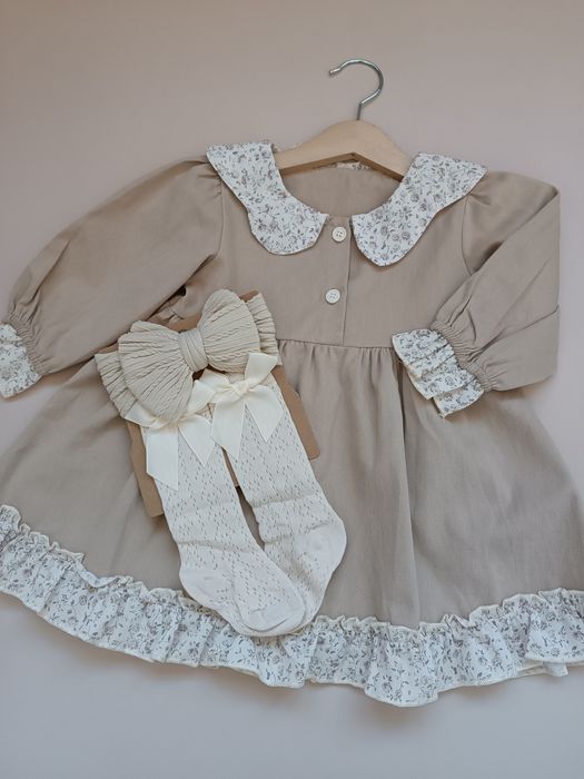 Святкова сукня плаття з комірцем 80р,90р,100р