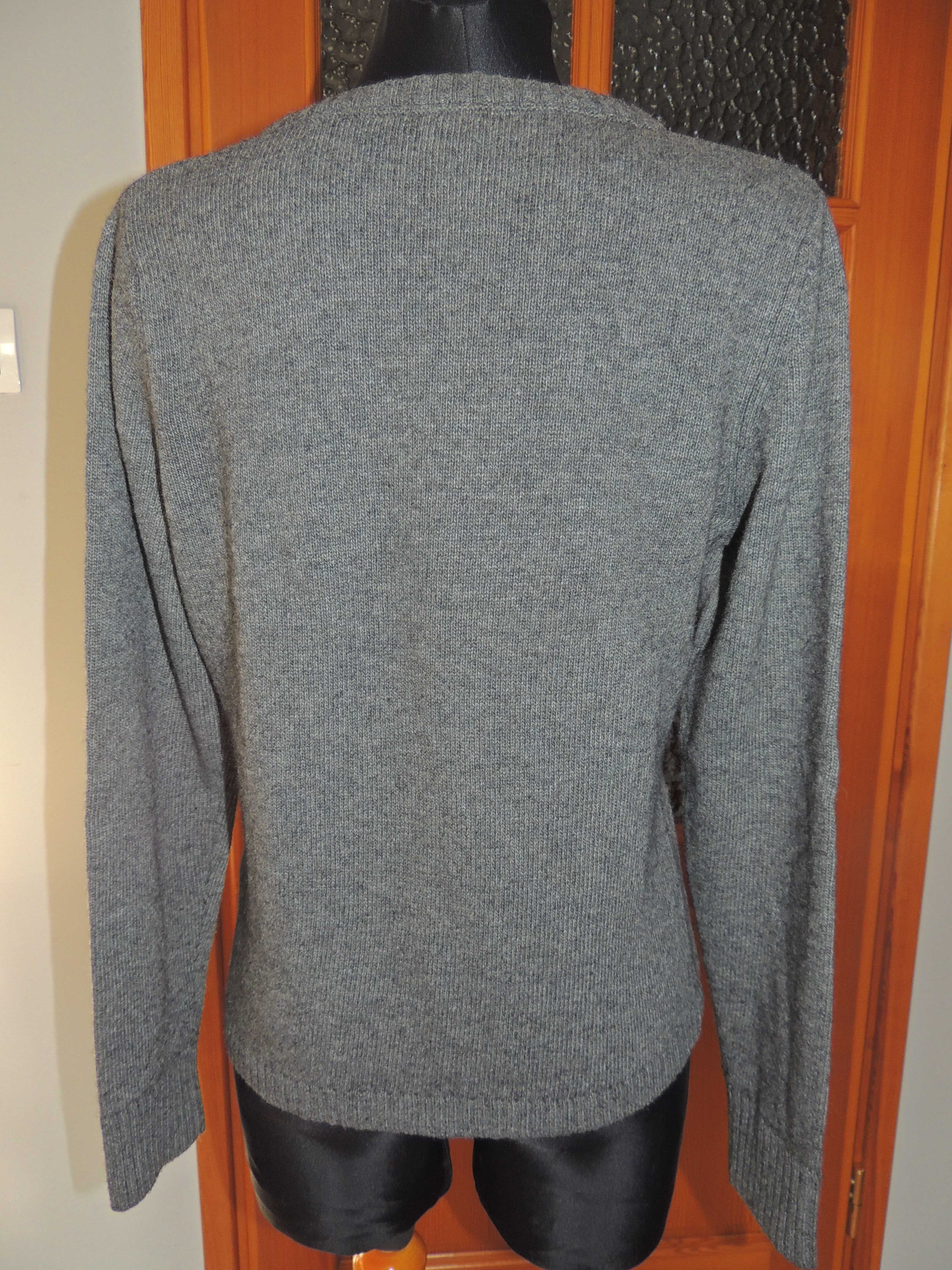 Esprit sweter sweterek wełna kaszmir angora lekki miękki