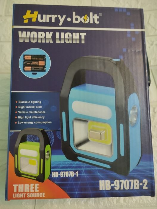 Лампа-фонарь с аккумулятором + павербанк.