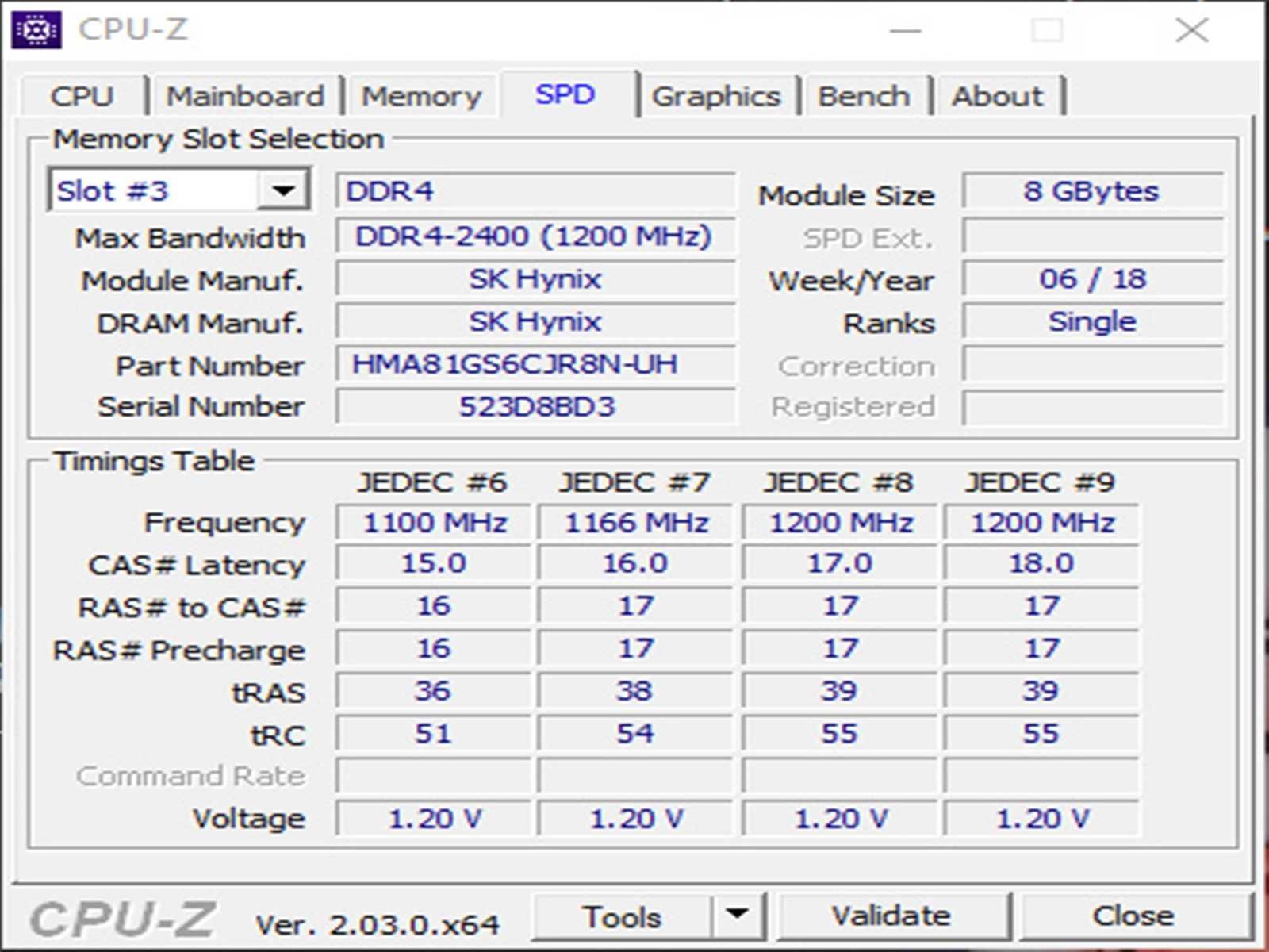 DDR4 8GB HyniX 2400T