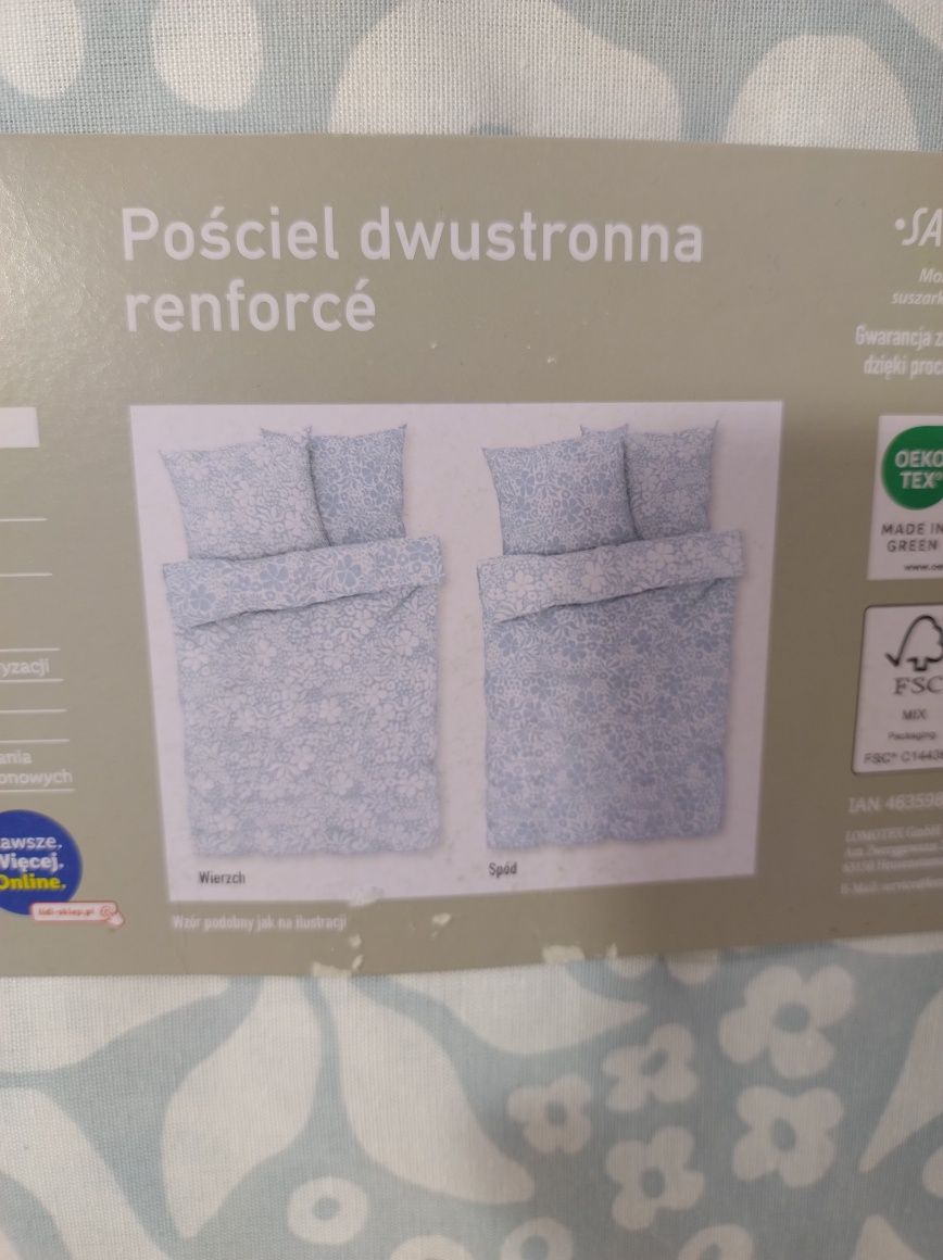Pościel 160x200 dwustronna renforce