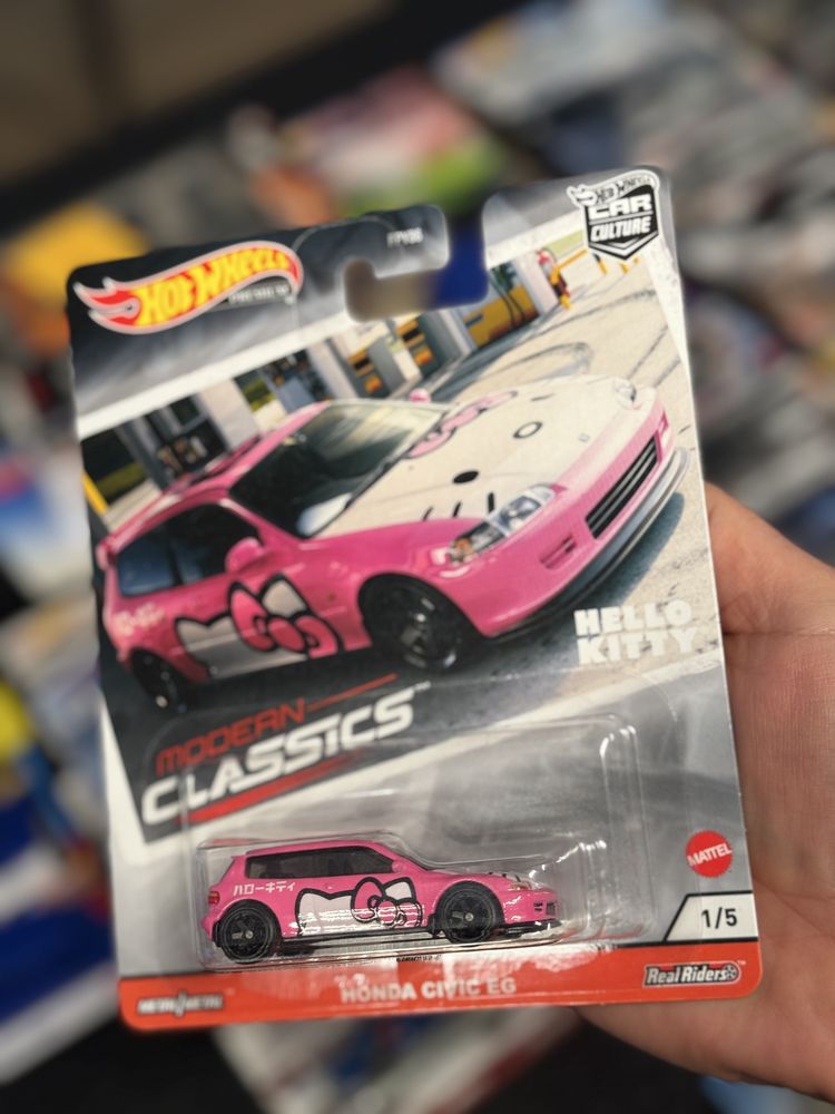 Hot Wheels Premium Honda Civic EG jajko EGG Hello Kitty Mugen Type-R