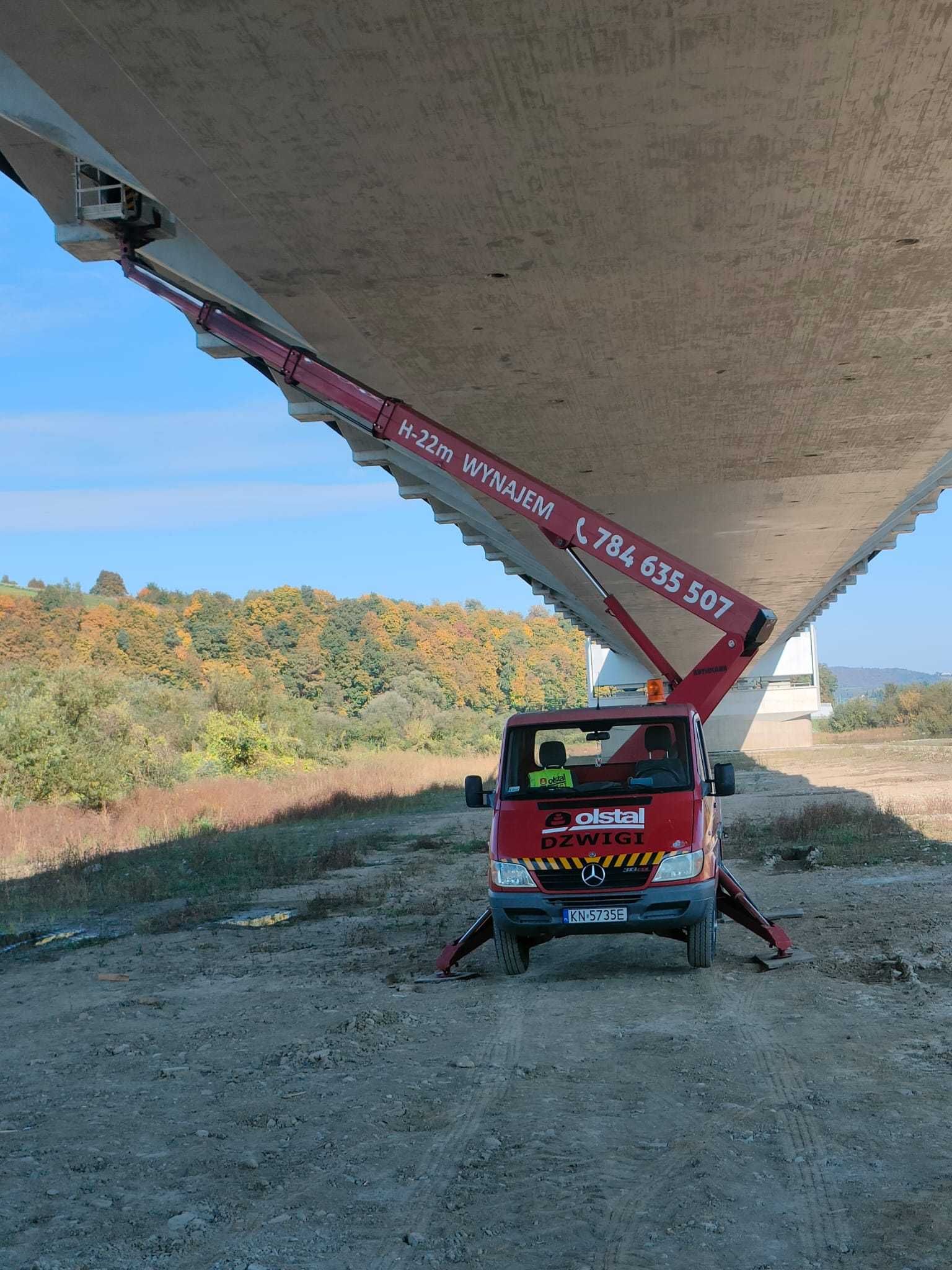 Wynajem dźwig 30-130 ton, podnośnik koszowy zwyżka hds usługi dźwigowe