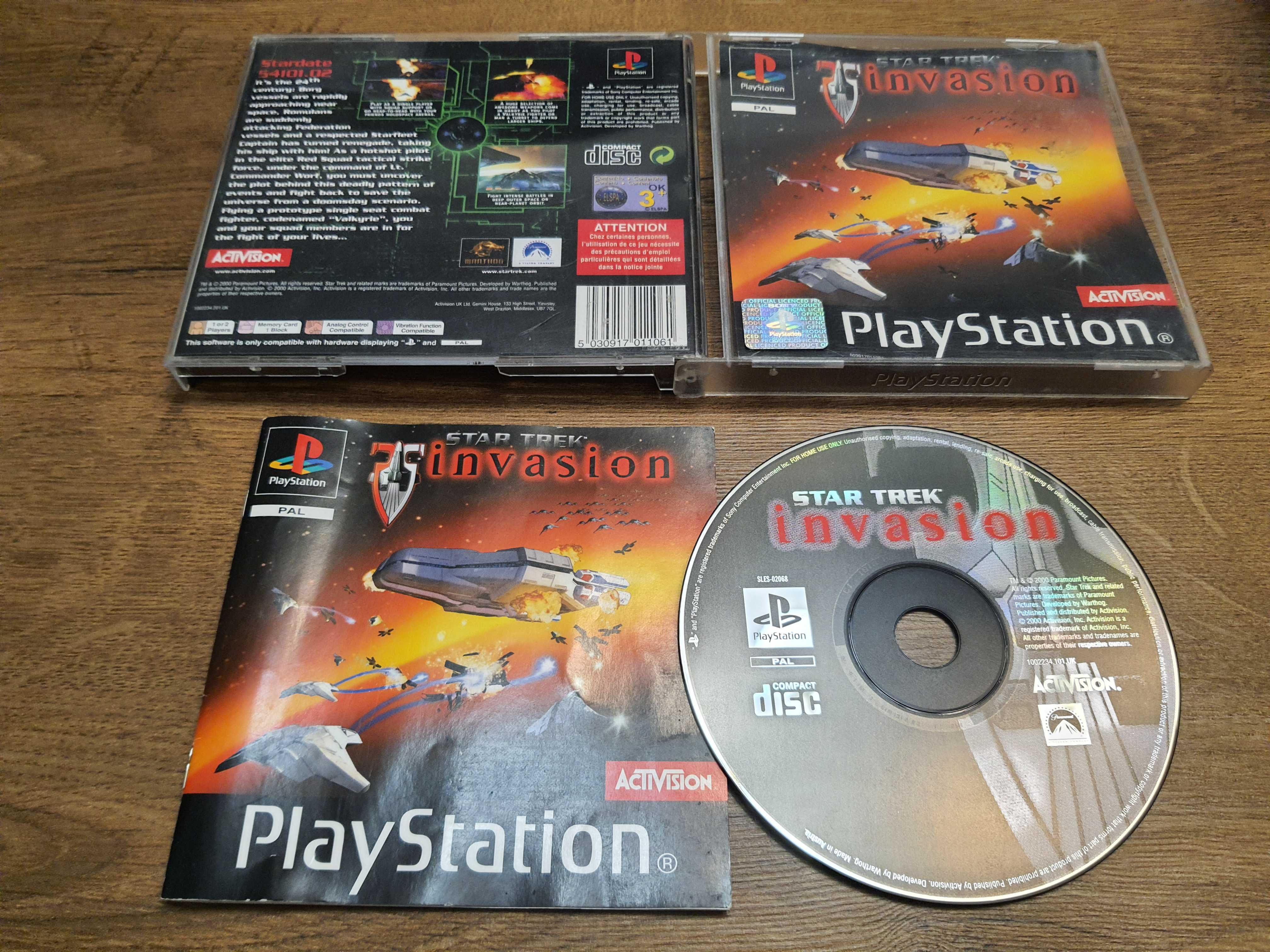Star Trek Invasion Playstation 1 Kompletna