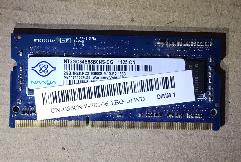 Пам’ять Nanya DDR3 2gb