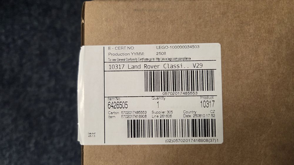 Nowe LEGO 10317 ICONS Land Rover Classic Defender 90
