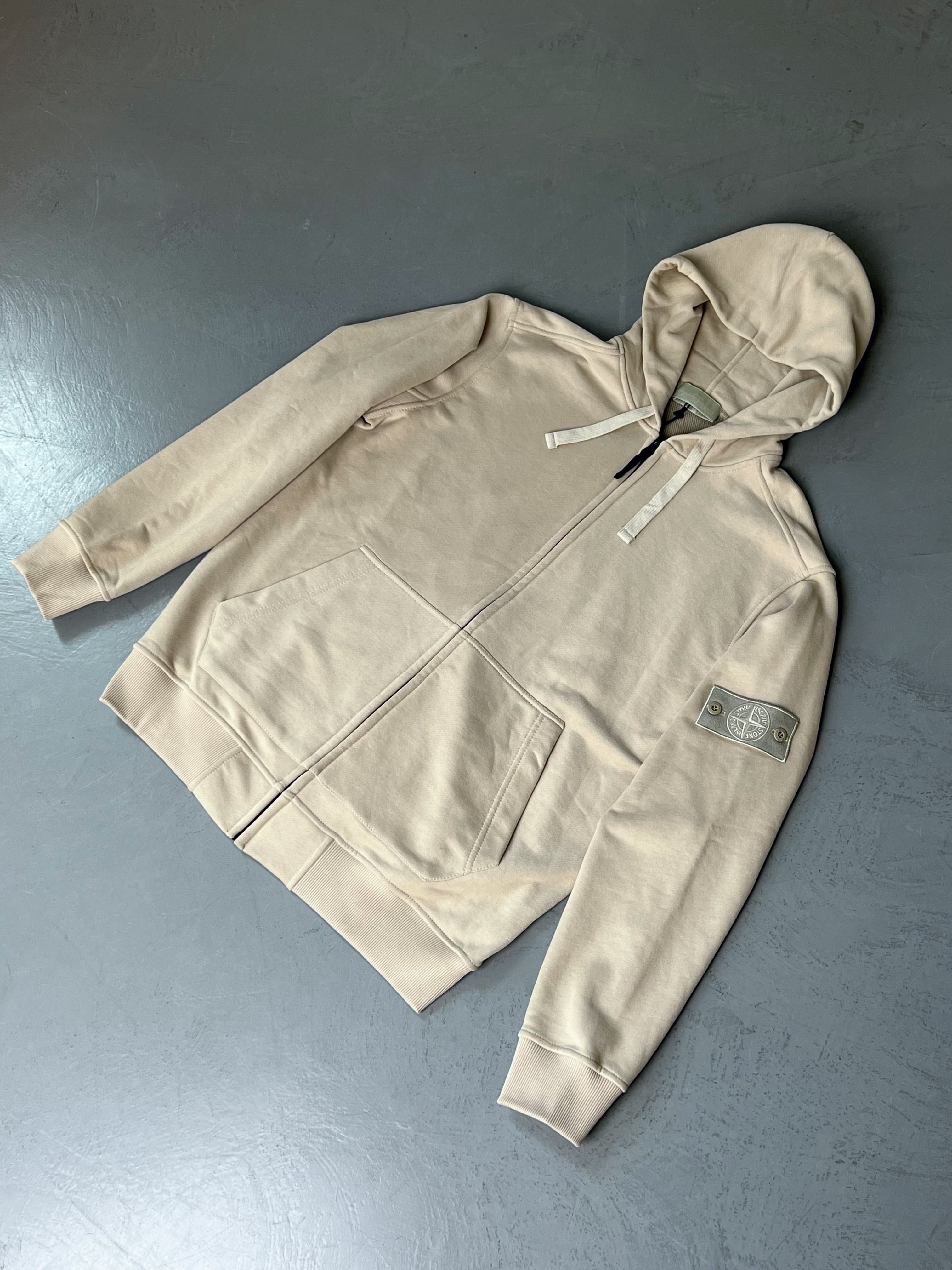 Зіп Худі Stone Island - Темно-зелена Кофта Стон Айленд Світшот Стонік