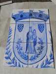 Antigo  Painel de Azulejos Santa Luzia