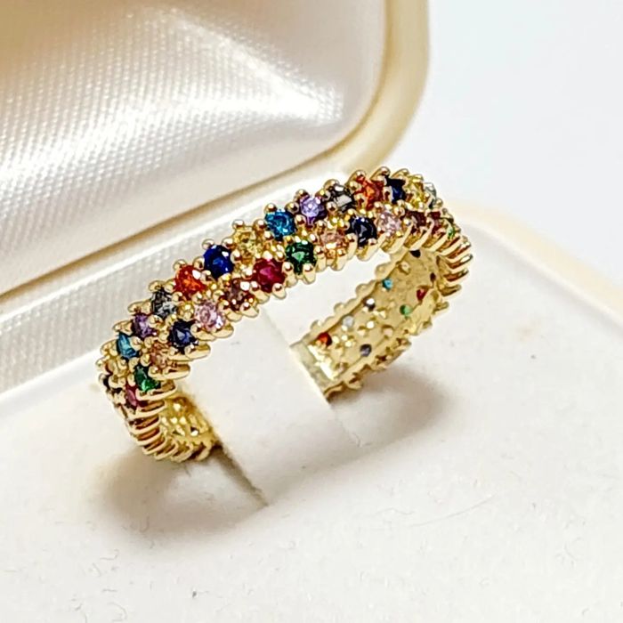 Pierścionek złoty 585 roz 17