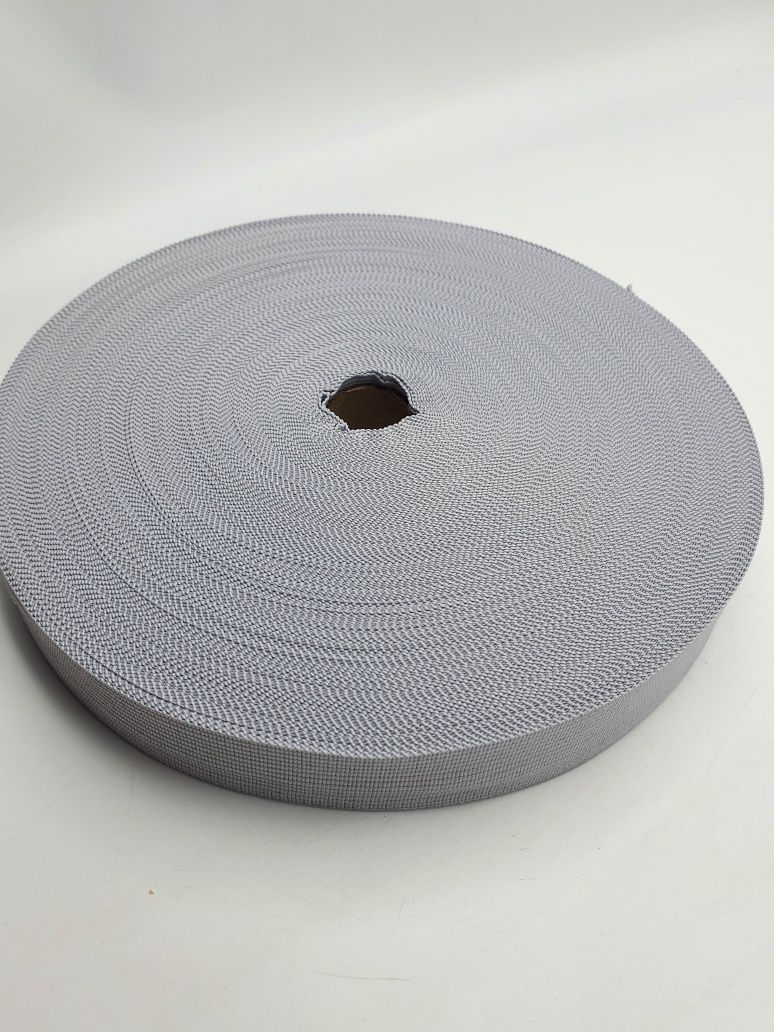Taśma/lamówka szer. 2,70 cm. -50 m.jasny popiel