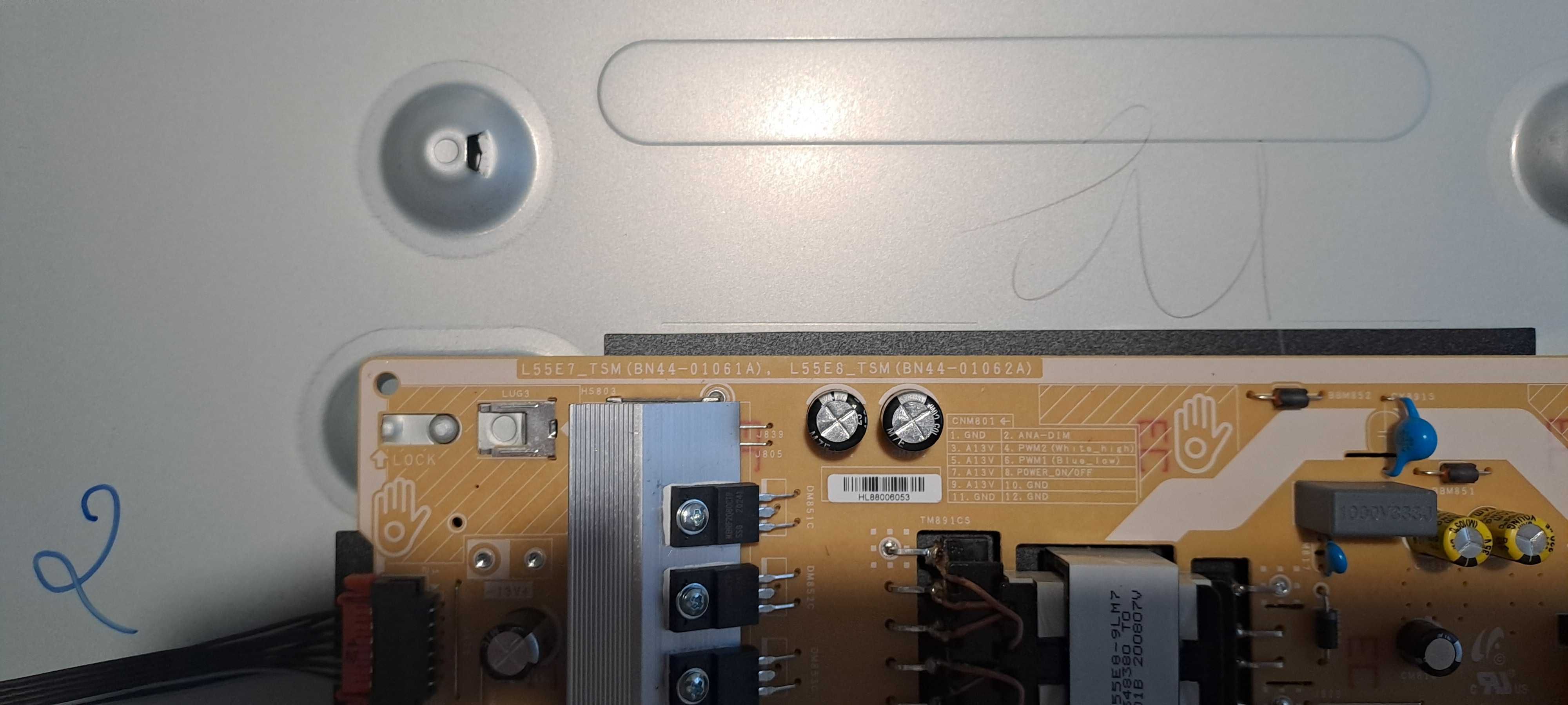 Płyta zasilacza telewizora samsung QE55Q74TAT samsung BN44-1061A