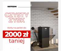 Kostrzewa TWIN BIO LUXURY COMPACT NE 12kW kocioł pellet (8,10,16,24 kW