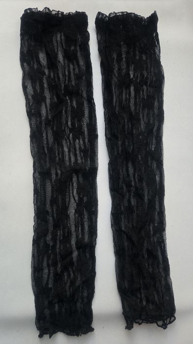 Długie, Koronkowe Rękawiczki z Unikalnym

Wzorem