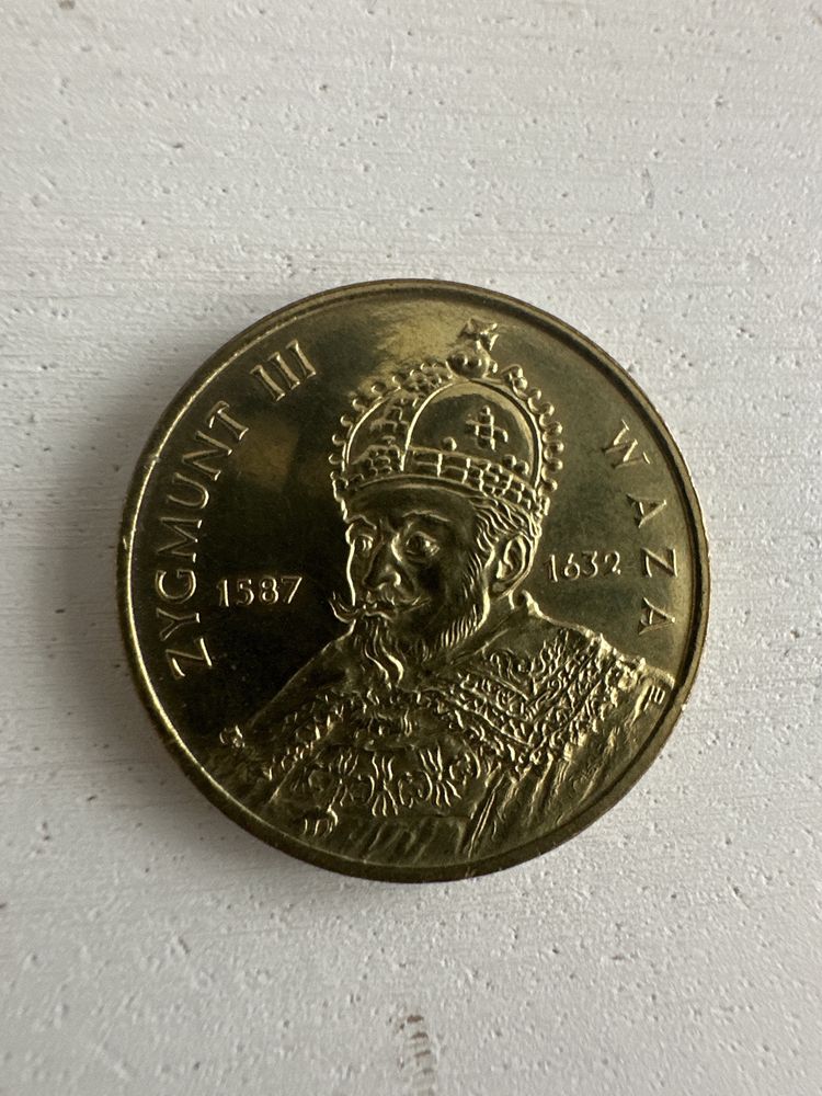 Moneta 2 zł. Zygmunt lll Waza - 1998 rok