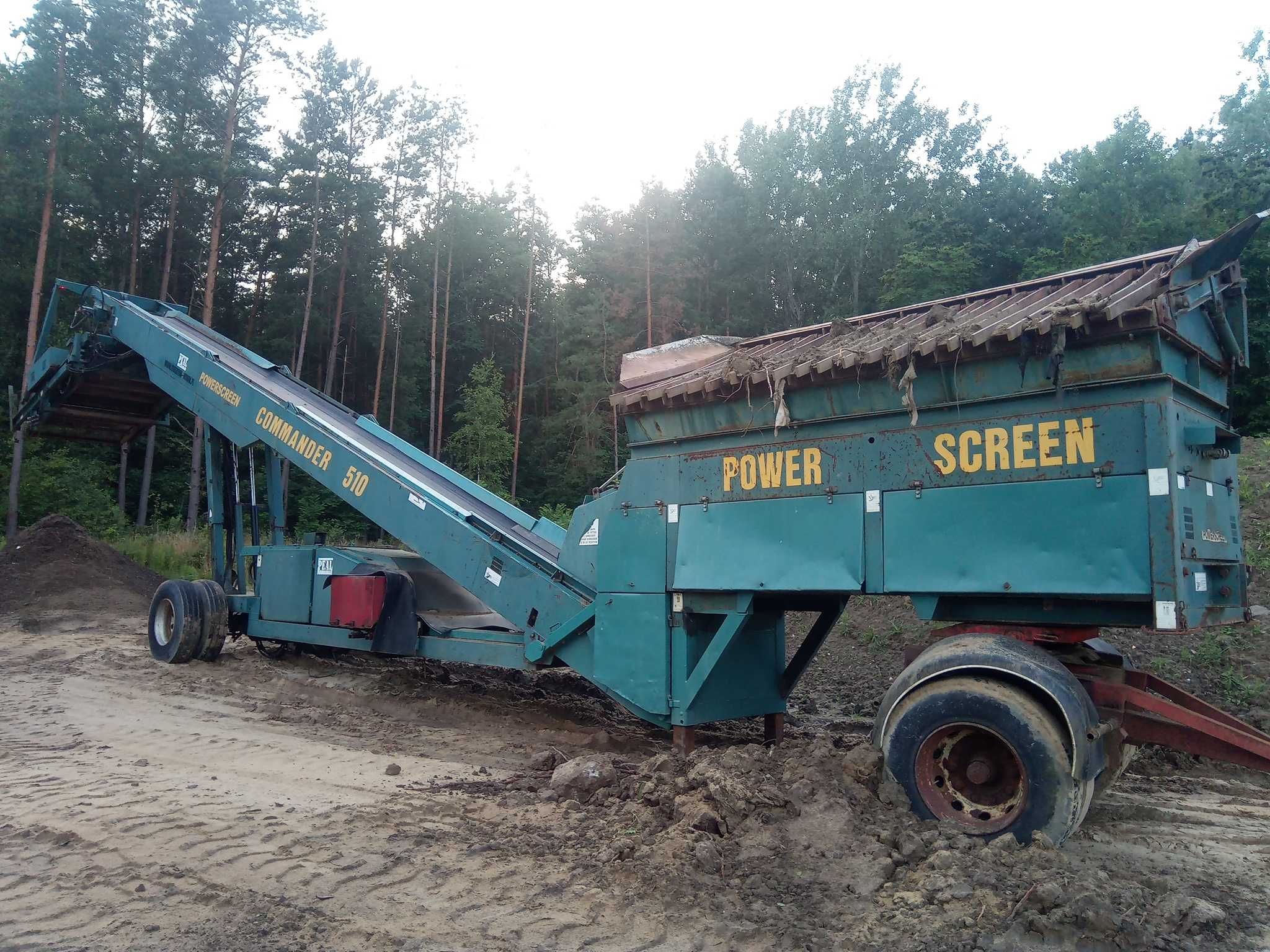 Przesiewacz Powerscreen CHIEFTAIN 2100 3 frakcje 2 sztuki, zamiana