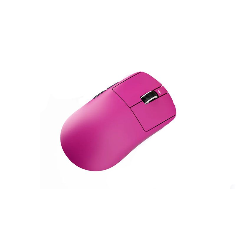 Bezprzewodowa myszka optyczna 2.4GHz różowa ergonomiczna