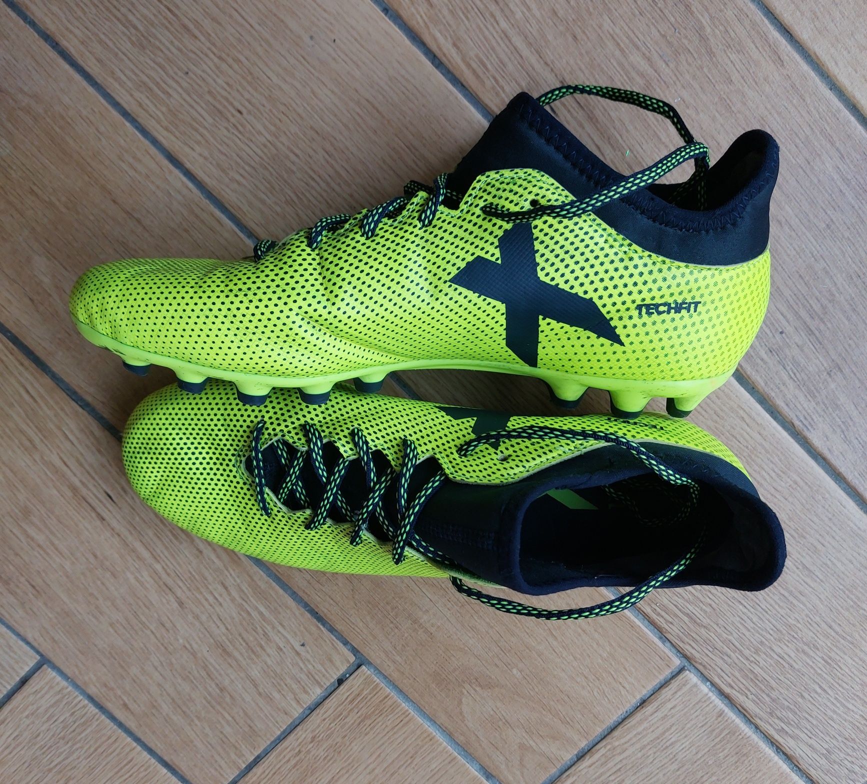 ADIDAS 40.5 Korki Neonowe Techfit Wyprzedaż