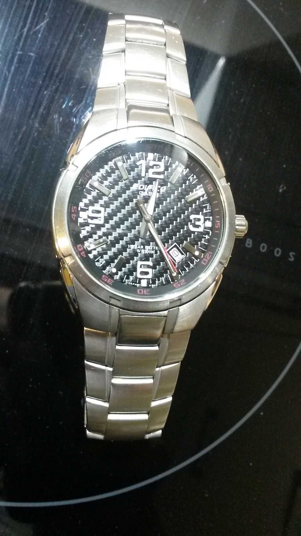 Zegarek casio ef-125 bransoleta stalowa