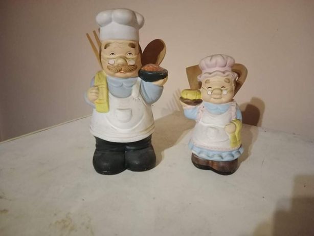 Figurki  kucharz i kucharka figurka