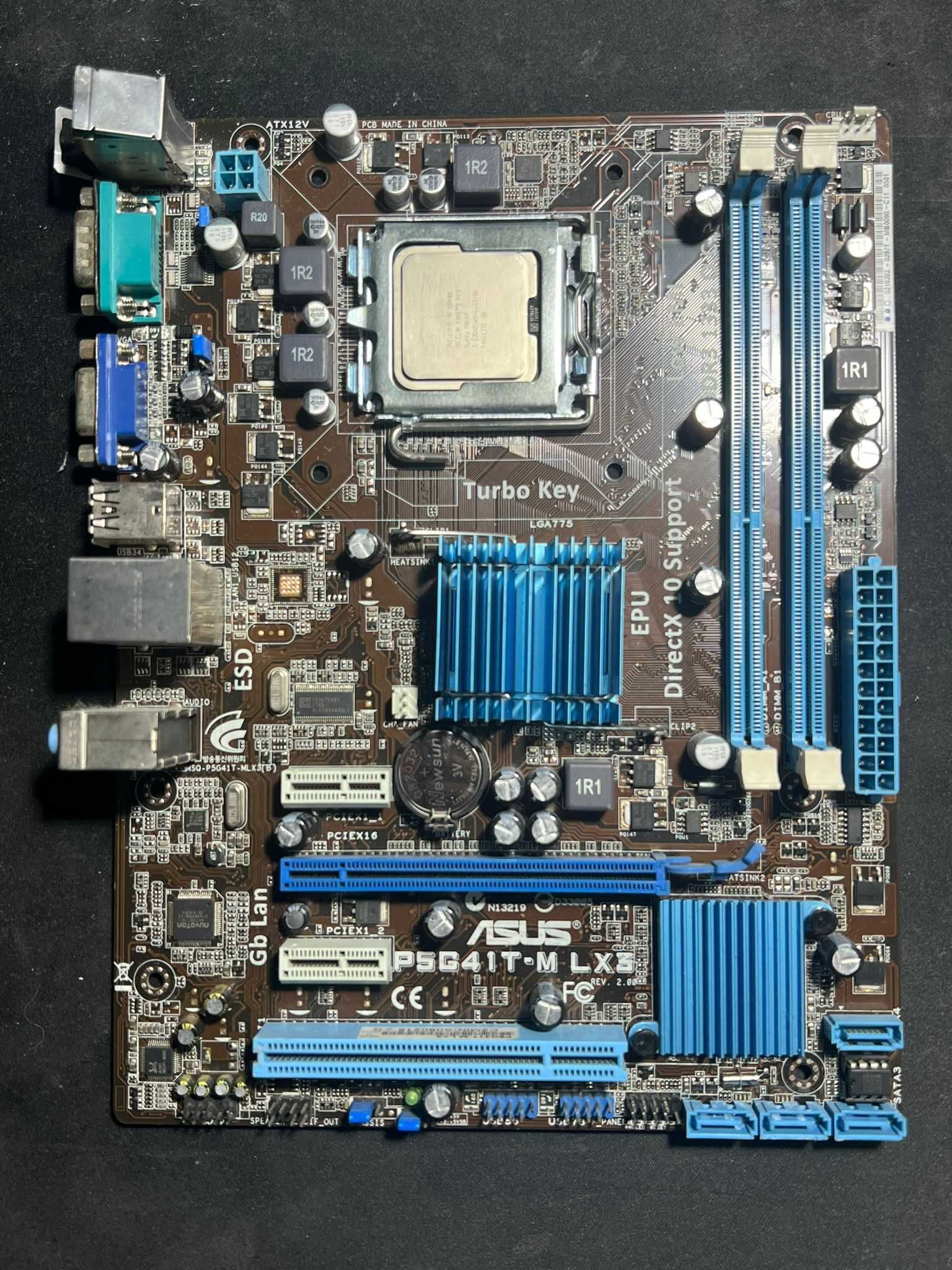 Placa Mãe Asus + Processador