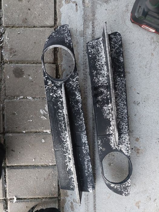 atrapa zaslepka kratka zderzaka lewa prawa bmw e60 e61 przedlift halog