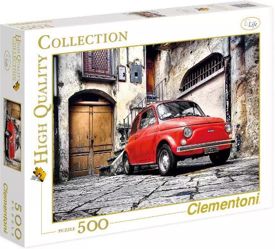 Puzzle 500 elementów. High Quality Collection. Fiat. Clementoni