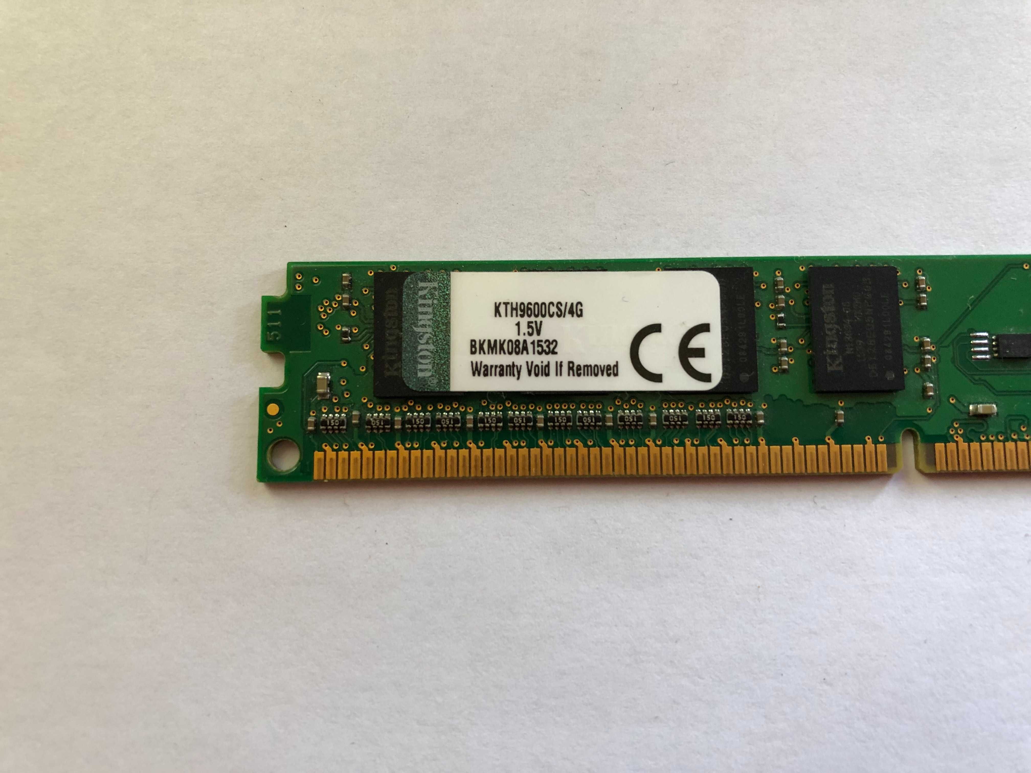Pamięć Ram PC3 12800U DDR3 4GB do komputera stacjonarnego