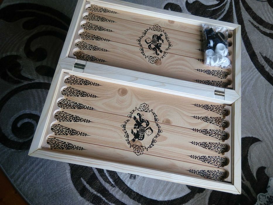 Нарды Дракон. Слон. Лев 54х54см, 60x60см ручная работа