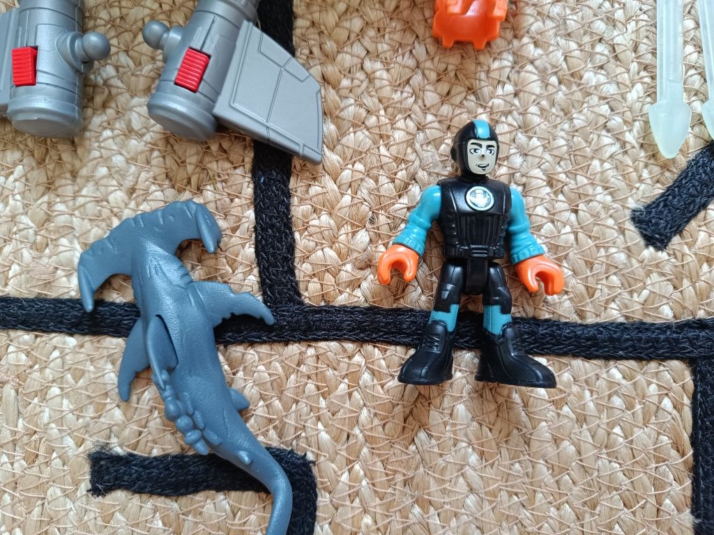 Imaginext łódź podwodna rekin torpedy GKG80
