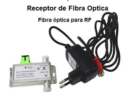 Conversor duplo RJ45>Fibra óptica e reverso.Distribui F Óptica NET/TV