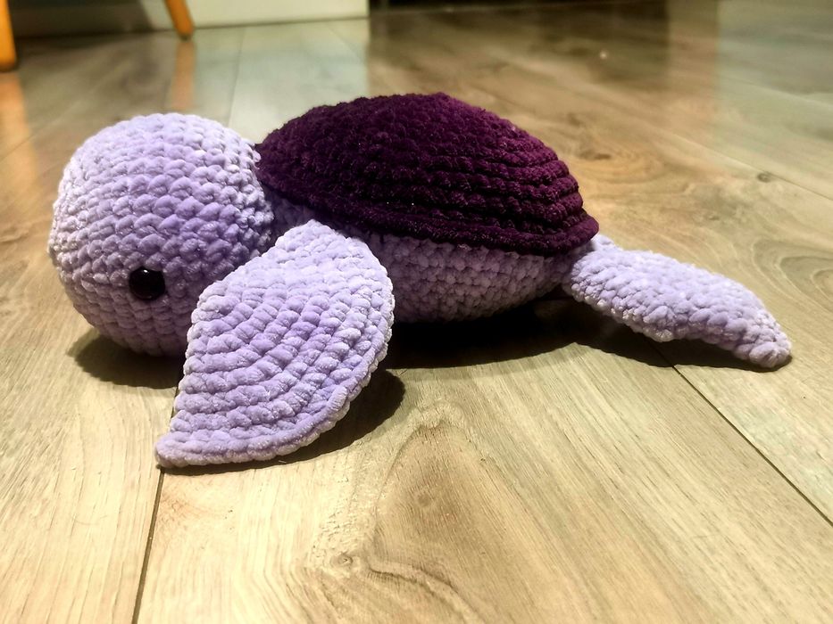 Żółw na szydełku duży