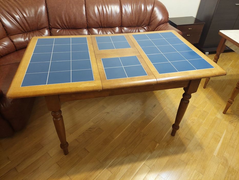 Стіл розкладний прямокутний з 4 стільцями